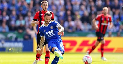 Leicester City đấu với Bournemouth