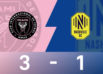 Tường thuật trận chuyên nghiệp Mỹ: Messi lập cú đúp, Allende ghi bàn, Miami International 3-1 Nashville